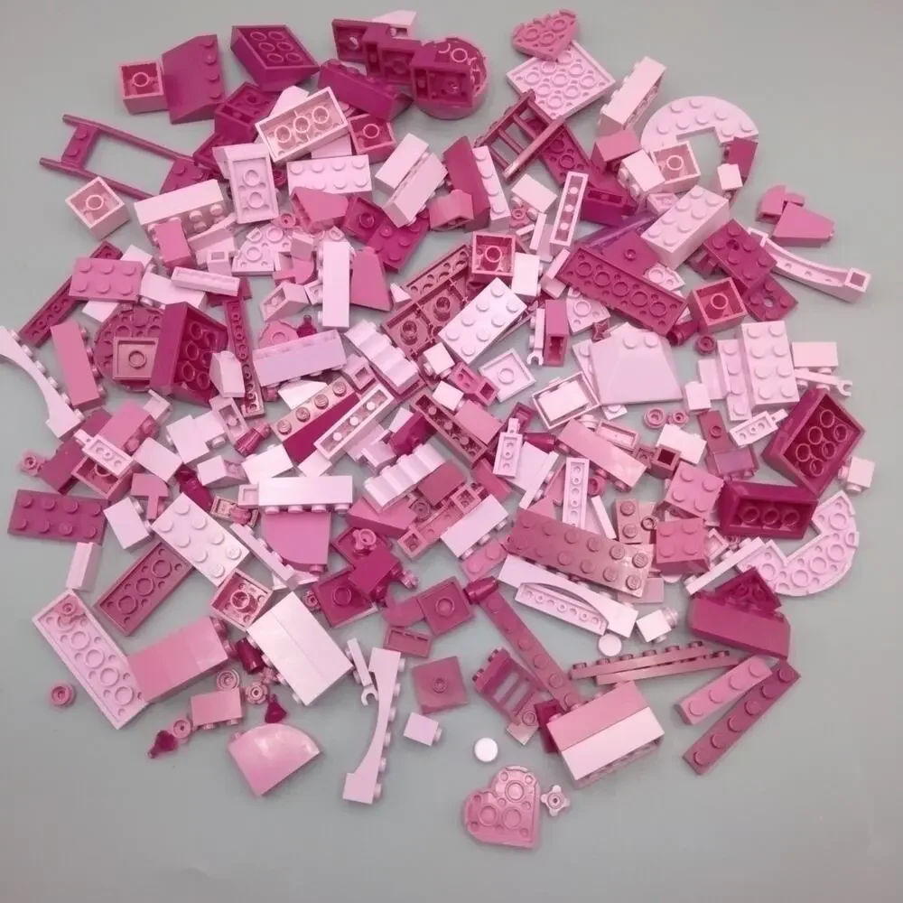 Lego Bricks Lot Pink Light And Dark 8 Oz
